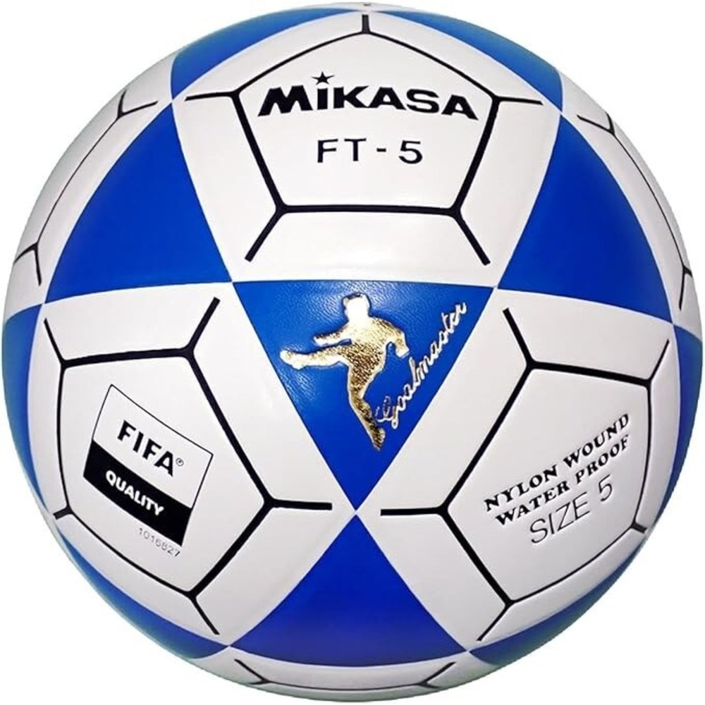 Mikasa FT5‎ Goal Master Soccer Ball, Blue/White, Size 5